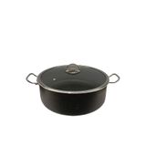 Peramari Tuna House Granit Derin Tencere 32 Cm Siyah Siyah 32 cm