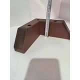 Peramics Kahverengi 18X18 7 cm Yüksekik L Koltuk Ayağı