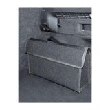 PeraMila Araç Bagaj Organizer Çanta, Siyah Keçe, 50x15x20 cm, Katlanabilir