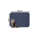 PeraMila Büyük Boy Elekli Wc Önü Gri Kedi Kumu Paspası 60X80 Cm