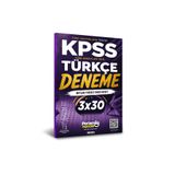 Peramila Yayıncılık 2026 KPSS Tüm Sınavlar İçin Türkçe 3 Deneme Tamamı QR Çözümlü Lisans Önlisans