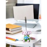 Perazayn Minik Tatlı Kawaii Deniz Toplu Yavru Fil Fotoğraf Not Tutacağı Ofis Masası Hediye Tutucu Tutacak