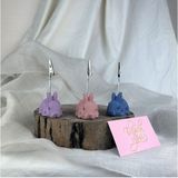 Perazayn Tavşan 3'lü Not Tutucu Set ( Gri Mavi - Antik Pembe - Mor ), Fotoğraf Tutucu