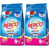 Perco Matik 9 kg Beyazlar ve Renkliler Toz Çamaşır Deterjanı