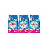 Perco Matik Toz Çamaşır Deterjanı, 27 kg, Beyazlar ve Renkliler, 3'lü Paket