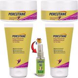Percutane 2şerli Set: Tüp + Kavanoz Kapsikum Arnika Montana Dulavratotu Kökü Kremi 50ML + Çörekotu Yağı Vücut Masaj Seti - Gizli