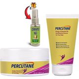 Percutane Kapsikum Meyvesi Oleoresini Arnika Montana Çiçeği Dulavratotu Kremi Tüp + Kavanoz 50 ml + Çörekotu Yağı - 1Paket