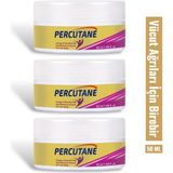 Percutane Vücut Ağrı Yönetimi Için Hızlı ve Etkili Masaj Bakım Kremi 50 ml x 3 Adet