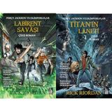 Percy Jackson ve Olimposlular - Labirent Savaşı (Çizgi Roman) & Percy Jackson ve Olimposlular Titan'ın Laneti - (Çizgi Roman) (2 Kitap Set)