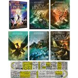 Percy Jackson ve Olimposlular Tanrıların Kadehi - Percy Jackson ve Olimposlular Şimşek Hırsızı - Percy Jackson ve Olimposlular Labirent Savaşı - Rick Riordan 6'lı Set + Matematik Öğreten Cetvel