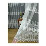 Perde Alemi Brode İşlemeli Özel Seri Normal Pile 1-2.5 500x250 cm Tül Perde