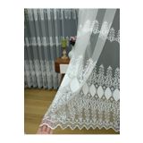 Perde Alemi Brode İşlemeli Özel Seri Seyrek Pile 1-2 200x250 cm Tül Perde