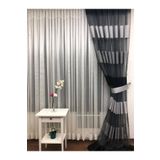 Perde Alemi Düz Ekru Renk Etek Katlamalı Normal Pile 1-2.5 250x260 cm Tül Perde