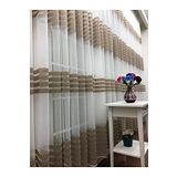 Perde Alemi Enine Çizgili Bantlı Spor Normal Pile 1-2.5 350x260 cm Tül Perde