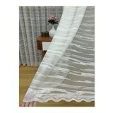 Perde Alemi Enine Çizgili Etek Ucu Desenli Normal Pile 1-2.5 350x250 cm Tül Perde