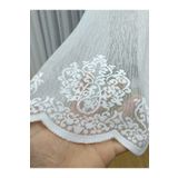 Perde Alemi Etek Ucu Damask Dantel Sık Pile 1-3 400x260 cm Tül Perde