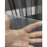 Perde Alemi Gri Düz Seyrek Pile 1-2 100x250 cm Tül Perde