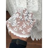 Perde Alemi Özel Örme Dokulu Dantel Seyrek Pile 1-2 200x260 cm Tül Perde