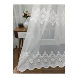 Perde Alemi Özel Örme Dokulu Dantel Sık Pile 1-3 400x250 cm Tül Perde