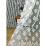 Perde Alemi Salon Damask Desenli Örme Kdk Normal Pile 1-2.5 550x260 cm Tül Perde