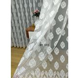 Perde Alemi Salon Damask Desenli Örme Kdk Sık Pile 1-3 450x250 cm Tül Perde