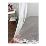 Perde Alemi Spor Desen Dantel Seyrek Pile 1-2 250x260 cm Tül Perde