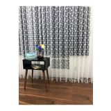 Perde Alemi Yıldız Desen Sık Pile 1-3 100x260 cm Tül Perde