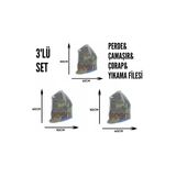 Perde Yikama Filesi Camasir Yikama Filesi Corap Yikama Filesi 3Lu Set