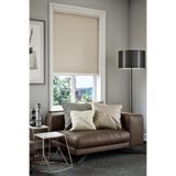 Perdea Lazer Kesim Düz Mat Açık Kahverengi Zebra Stor Perde, Güneşlik Perde Etek Düz, C-1003,70 x 300