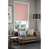 Perdea Lazer Kesim Düz Mat Gül Kurusu Zebra Stor Perde, Güneşlik Perde Etek Düz, C-1006,150 x 200