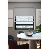 Perdea Lazer Kesim Mat Stor Perde, Lazer Kesimli Klasik Serisi, C-9005 Gri Renk,250 x 260