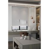 Perdea Lazer Kesim Mat Stor Perde, Lazer Kesimli Modern Serisi, M-1005 Gri Renk,120 x 300