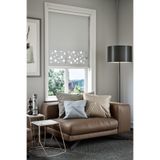 Perdea Lazer Kesim Mat Stor Perde, Lazer Kesimli Modern Serisi, M-161005 Gri Renk,270 x 200