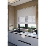 Perdea Lazer Kesim Mat Stor Perde, Lazer Kesimli Modern Serisi, M-171005 Gri Renk,90 x 300