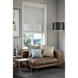 Perdea Lazer Kesim Mat Stor Perde, Lazer Kesimli Modern Serisi, M-191005 Gri Renk,240 x 200