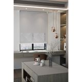 Perdea Lazer Kesim Mat Stor Perde, Lazer Kesimli Modern Serisi, M-3005 Gri Renk,155 x 260