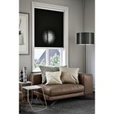 Perdea Lazer Kesim Mat Stor Perde, Lazer Kesimli Modern Serisi, M-9008 Siyah Renk,160 x 200