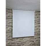 Perdeciniz Stor Perde - Güneşlik Perde - Ev, Ofis - Kaliteli Kumaş(Etek Kısmı Düz) Enxboy - Beyaz - 120 x 200 cm