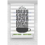 Perdecizade Coffe Dijital Baskılı Zebra Perde-Cocuk Odası-Stor Perde