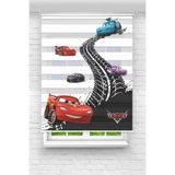 Perdecizade (ENXBOY)ŞİMŞEK MCQUEEN DİJİTAL BASKILI ZEBRA PERDE-COCUK ODASI-STOR PERDE