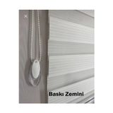 Perdecizade Pembe Ay Dijital Baskılı Zebra Perde-Cocuk Odası-Stor Perde