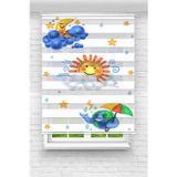 Perdecizade Summer Dijital Baskılı Zebra Perde-Cocuk Odası-Stor Perde