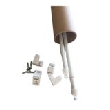 perdemhome Kapı Ve Percere Perde Briz Çubuğu 60cm/80cm ( Çift )