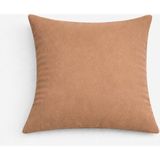 PerdeYap Kadife Dokulu Kakao Kırlent Yastık Kılıfı ( 1 Adet ) - 45 x 45 cm