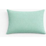 PerdeYap Kadife Dokulu Mint Yeşili Kırlent Yastık Kılıfı ( 2 Adet ) - 50 x 30 cm