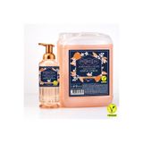 Pereja %100 Doğal Köpük Sabun Portakal Çiçeği Vegan Bitkisel Nemlendirici Ve Zeytinyağlı 5 Litre + 500 ML