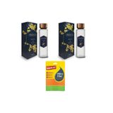 Pereja Mimoza Kokulu Kolonya 2 Adet 250 ml, Koroplast Çok Amaçlı Mikrofiber Bez Hediyeli