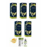 Pereja Misket Limonu Kolonya 250 Ml Cam Şişe 5 Li Set