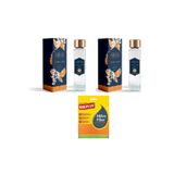 Pereja Portakal Çiçeği Kokulu Kolonya, 2x250 ml, Koroplast Mikrofiber Bez Hediyeli