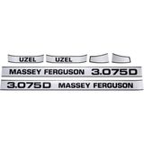 Peren Traktör Massey Ferguson 3075 D Traktör Yan Yazı Takımı – Sağ Sol Set Etiket